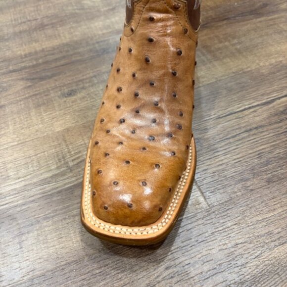 Lucchese Full Quill Ostrich Boots - Picture 4 of 9